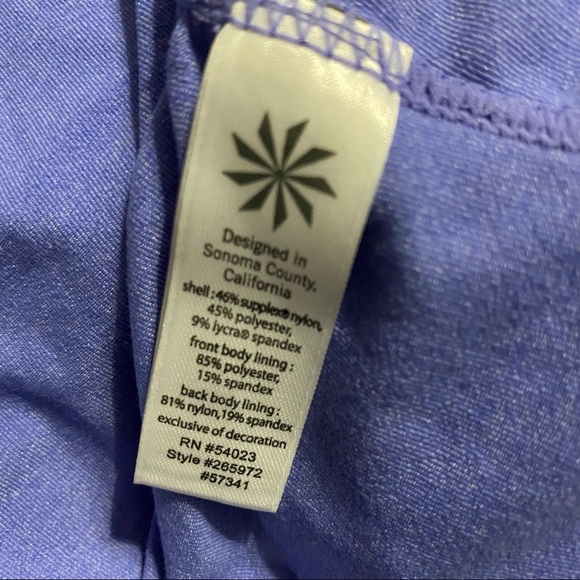 Athleta Purple Scrunch Athletic Tank Top - Picture 6 of 6